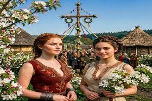 Stavění máje a Keltové