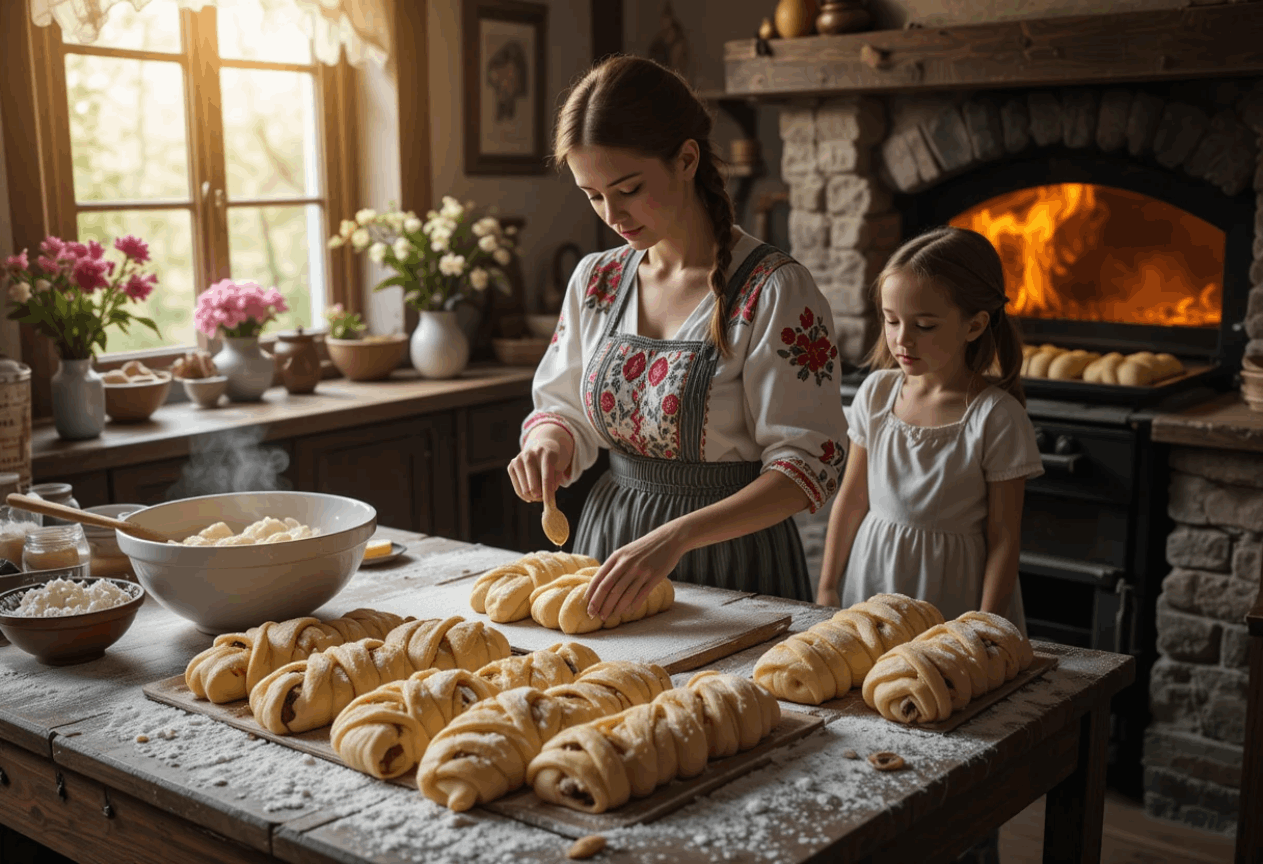 Buchlovice pečení koláčů