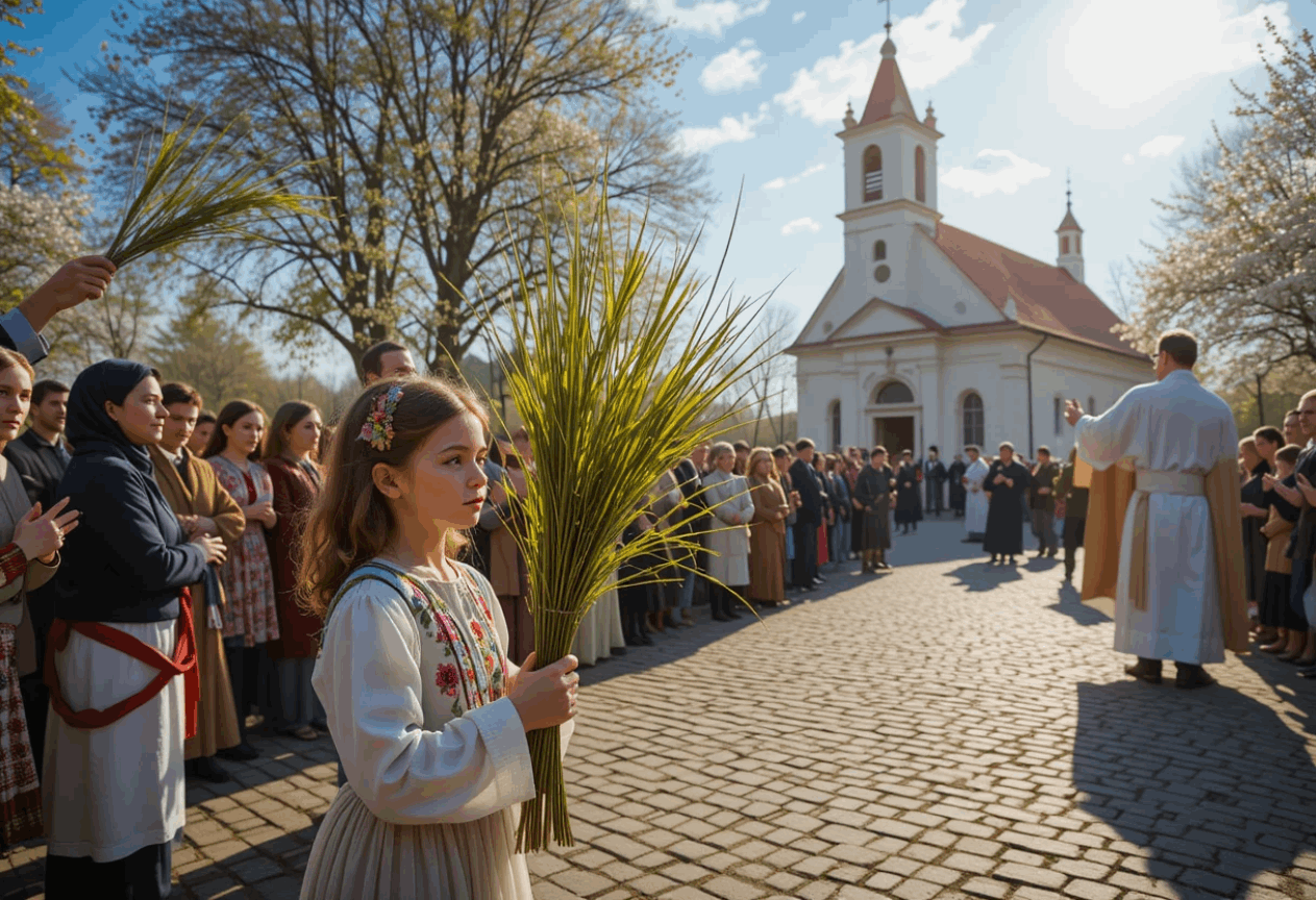 Neděle v Buchlovicích Velikonoční neděle Morava