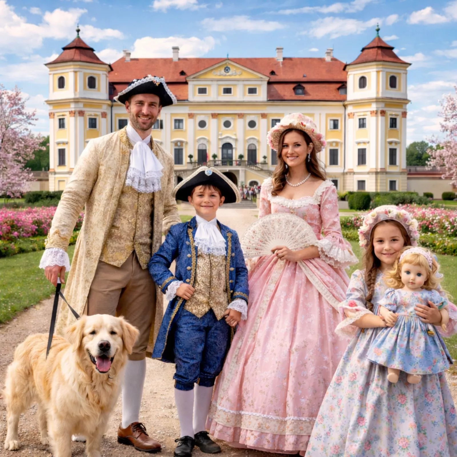 Kostýmové prohlídky  na zámku Milotice