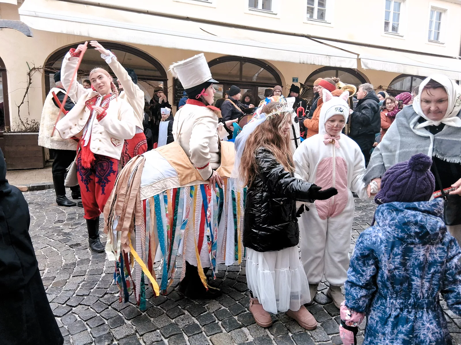 Fašank Mikulov 2026 - mapa trasy průvodu 
