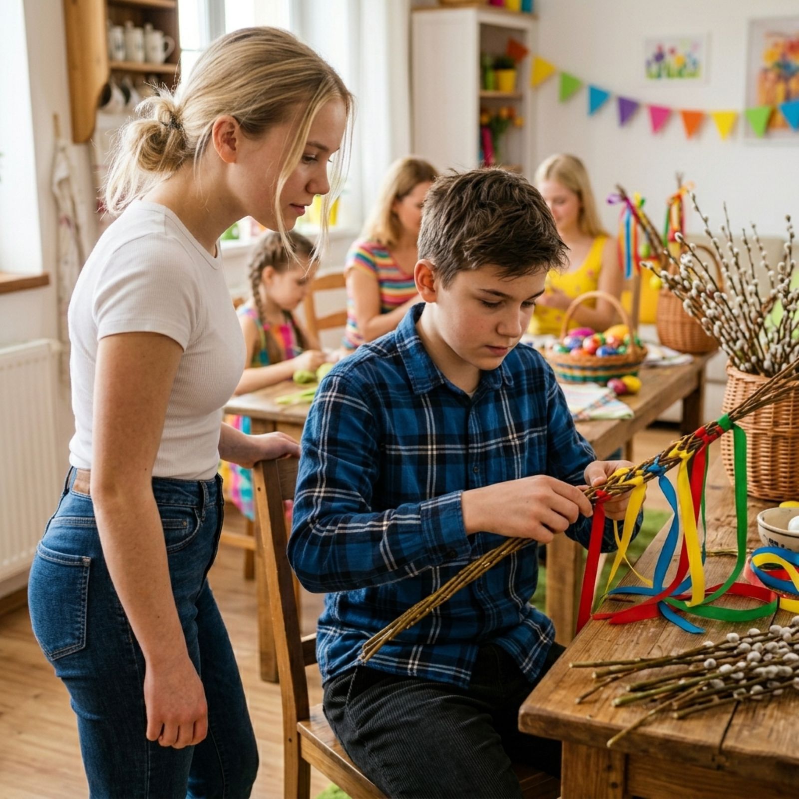 Pletení pomlázky krok za krokem