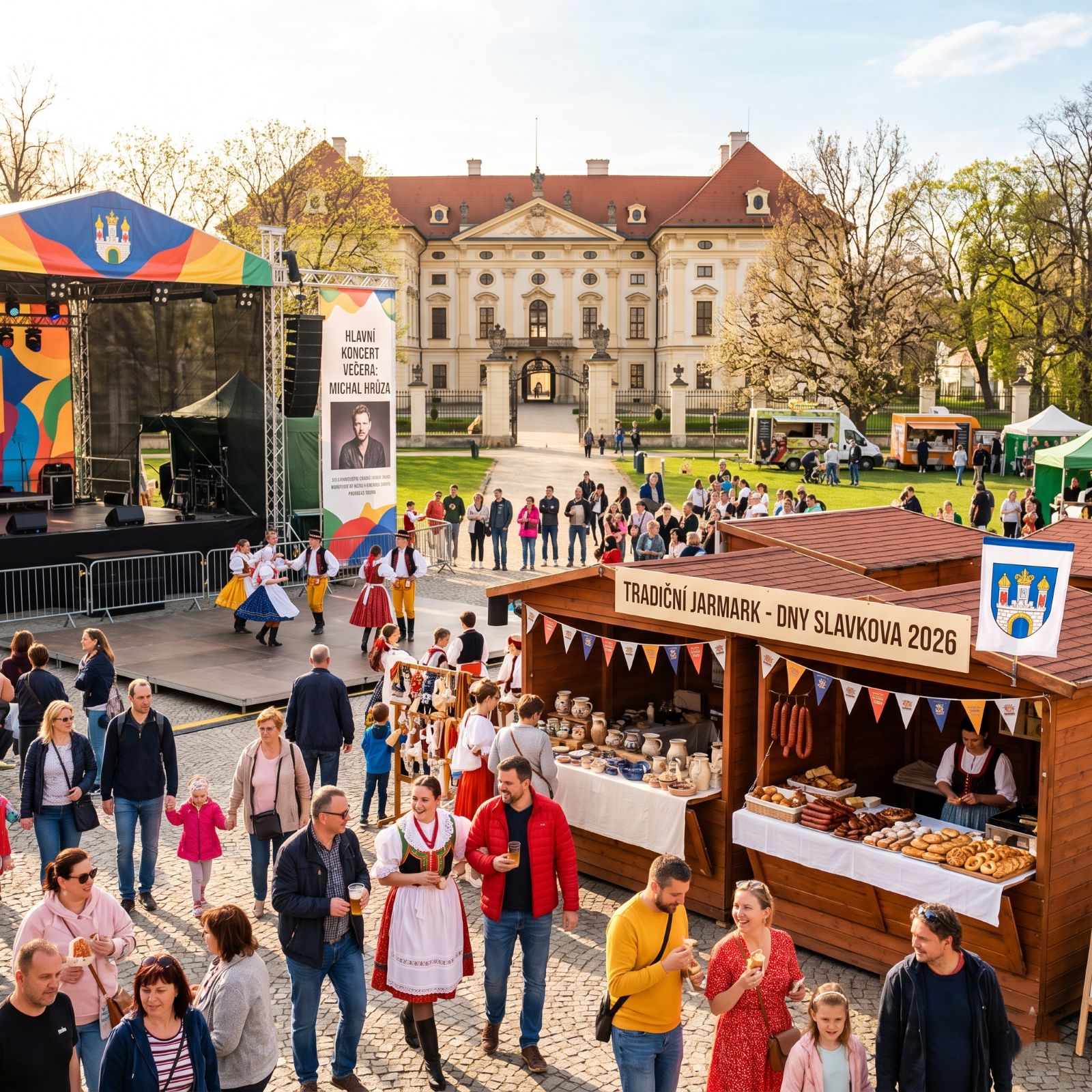 Dny Slavkova 2026: Michal Hrůza, gastronomický festival a bohatý program