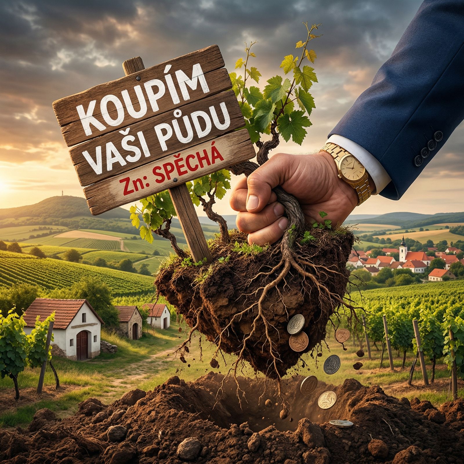 Koupím vaši půdu -  nenechte se připravit o rodinné dědictví 