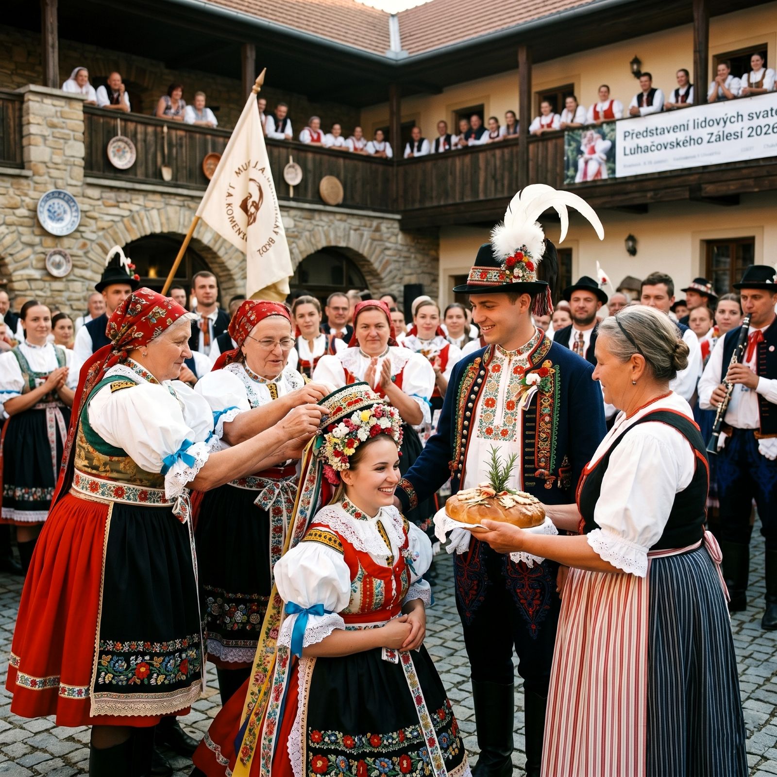 Lidové svatby Luhačovského Zálesí