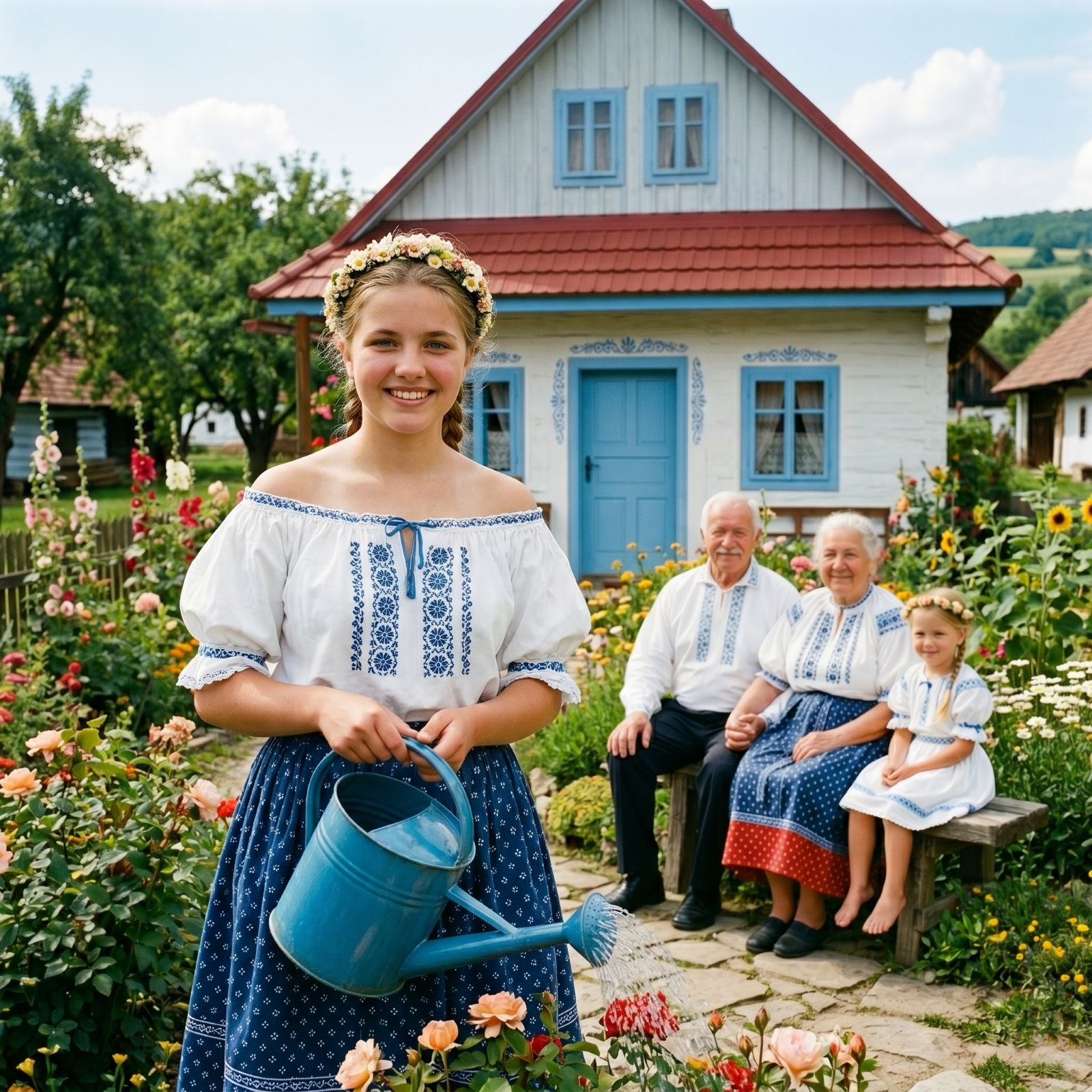 Modrotisk na Moravském Slovácku