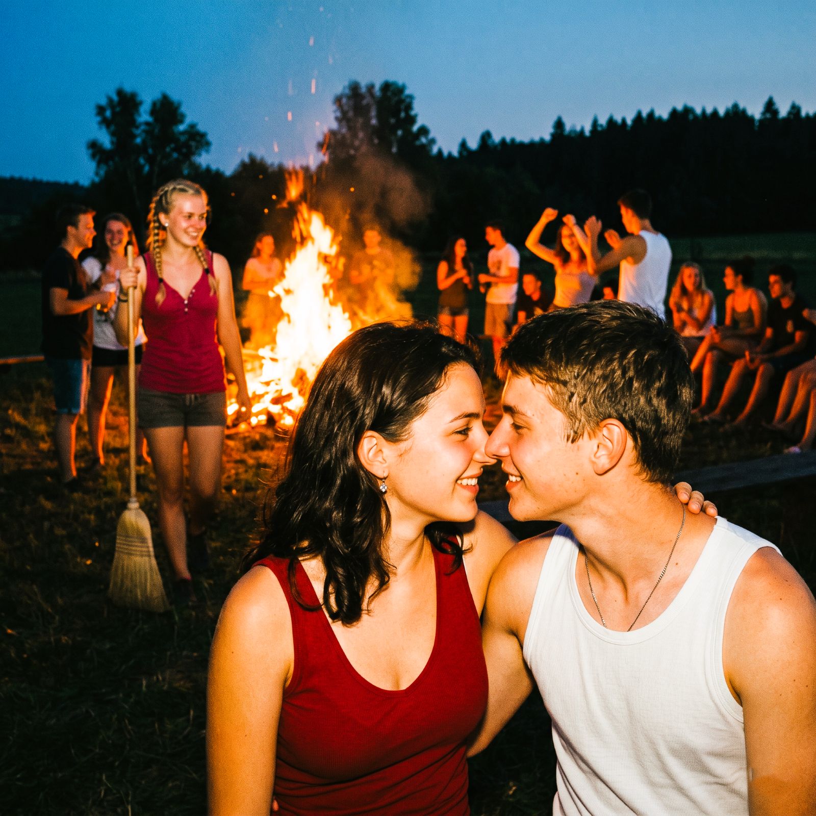 Stavění máje a pálení čarodejnic