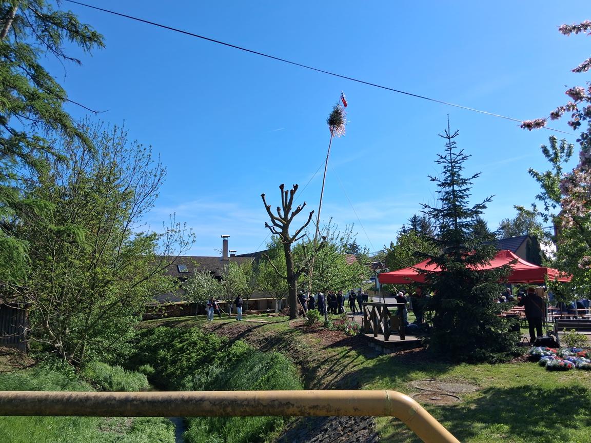 Stavění máje Tupesy 2025