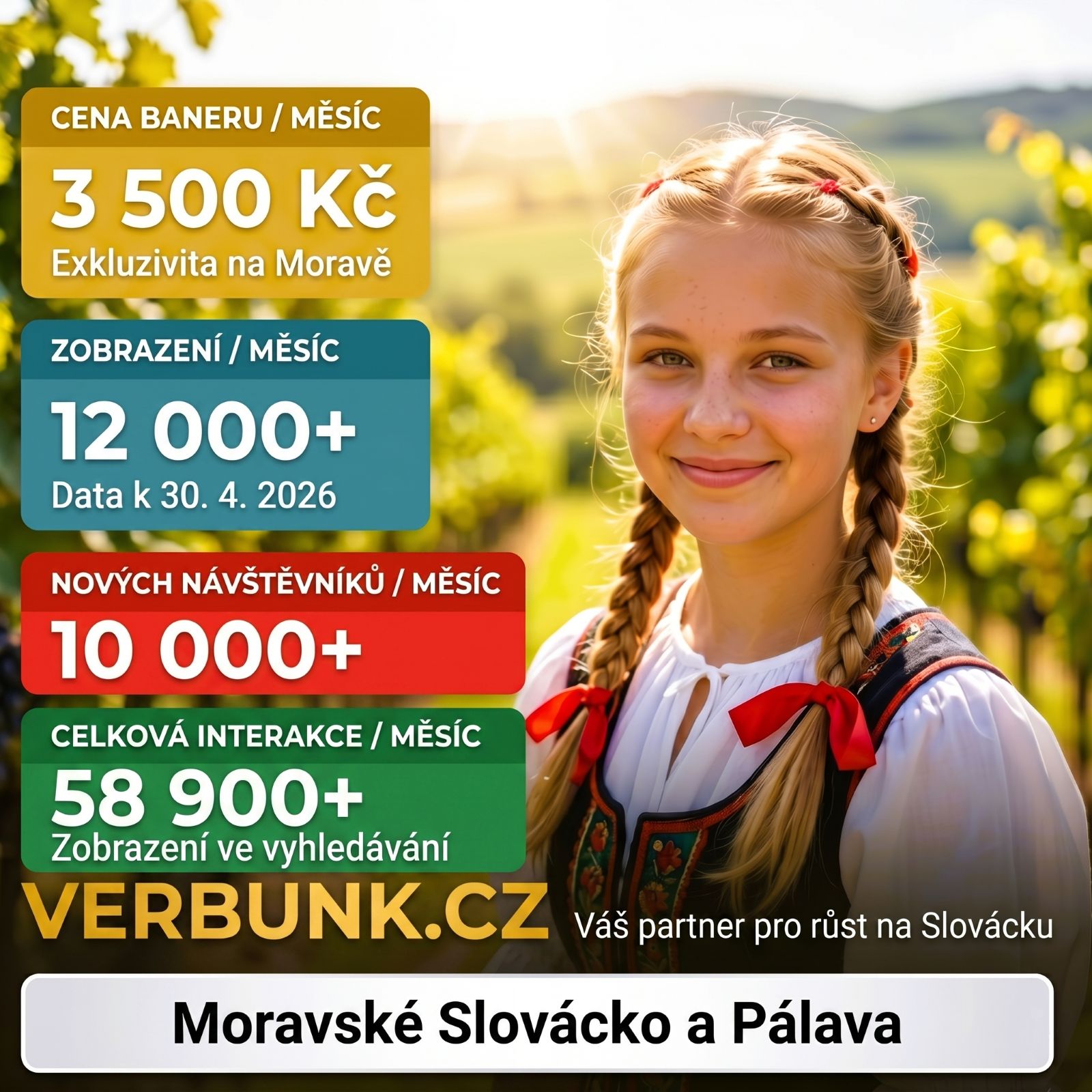 Skvělá inzerce pro Moravské Slovácko a Pálavu, Horňácko